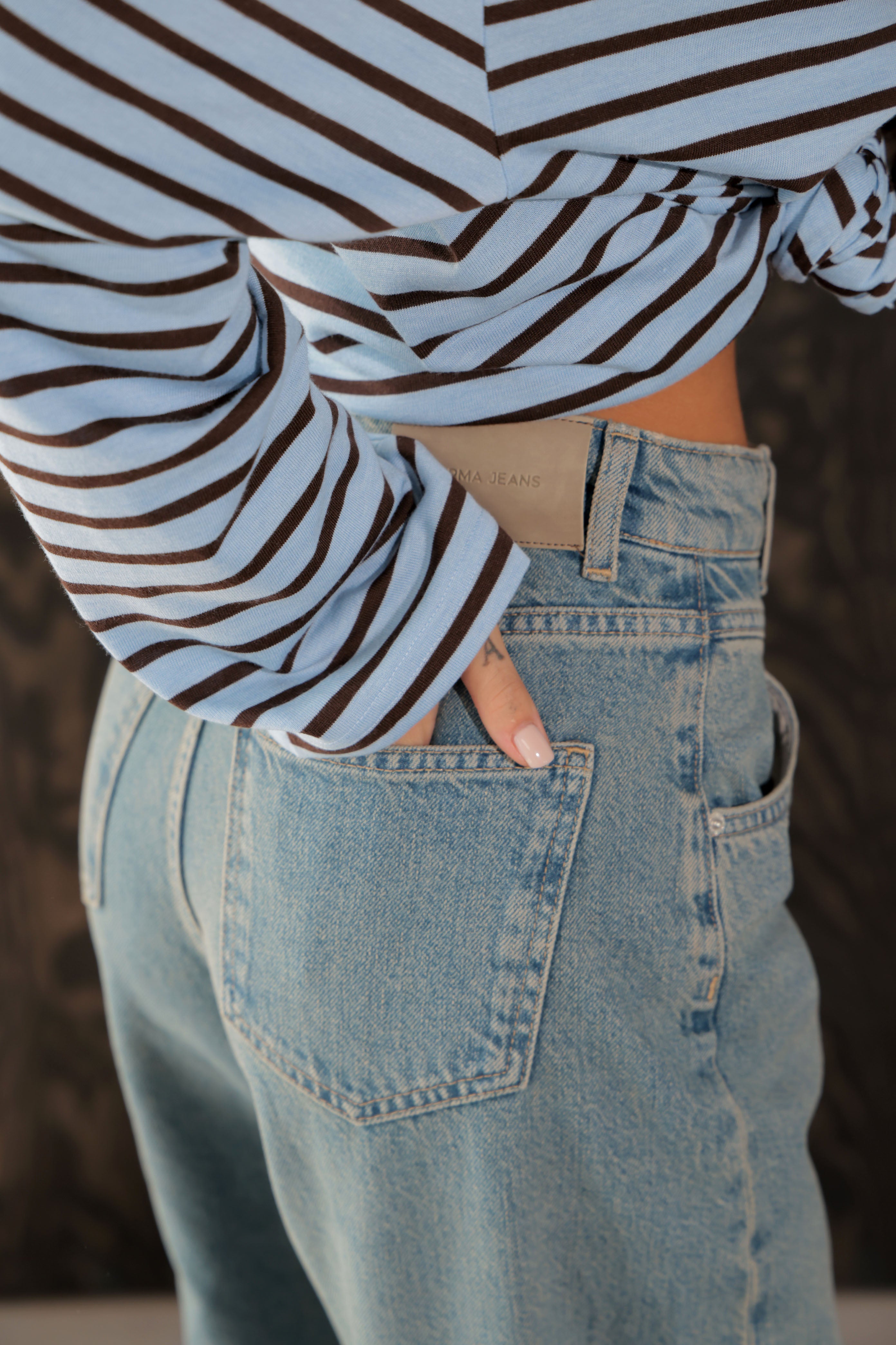 Блуза Casual Crush / Blue-Brownie