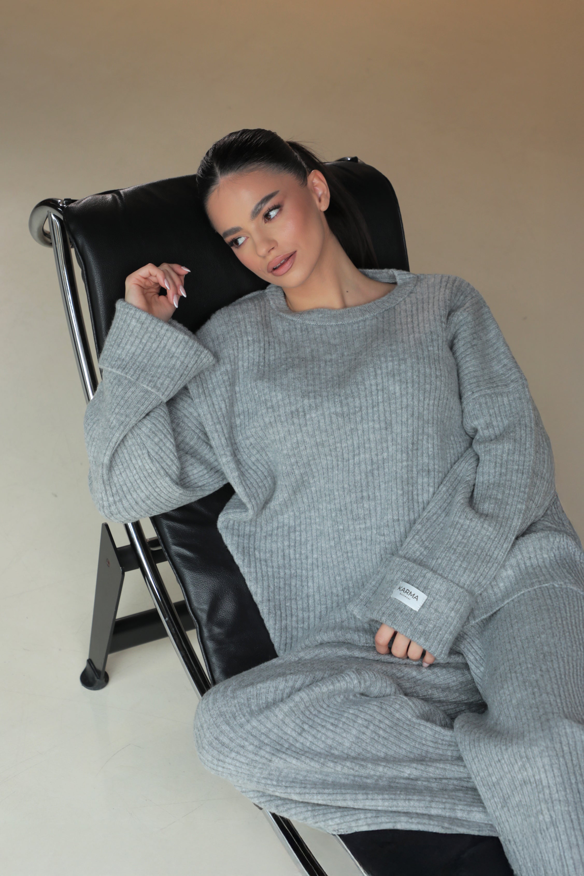 Set tricot Signature / Gri Premium