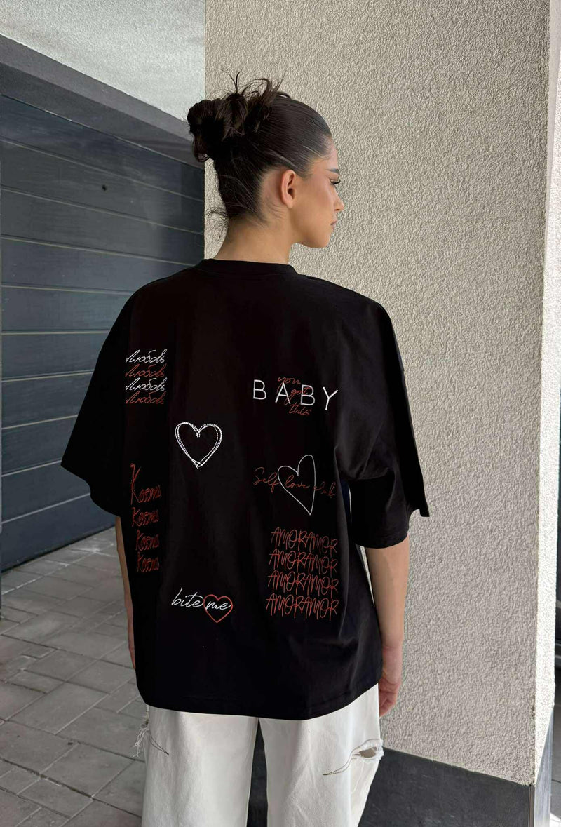 T-shirt Love Yourself / BLACK