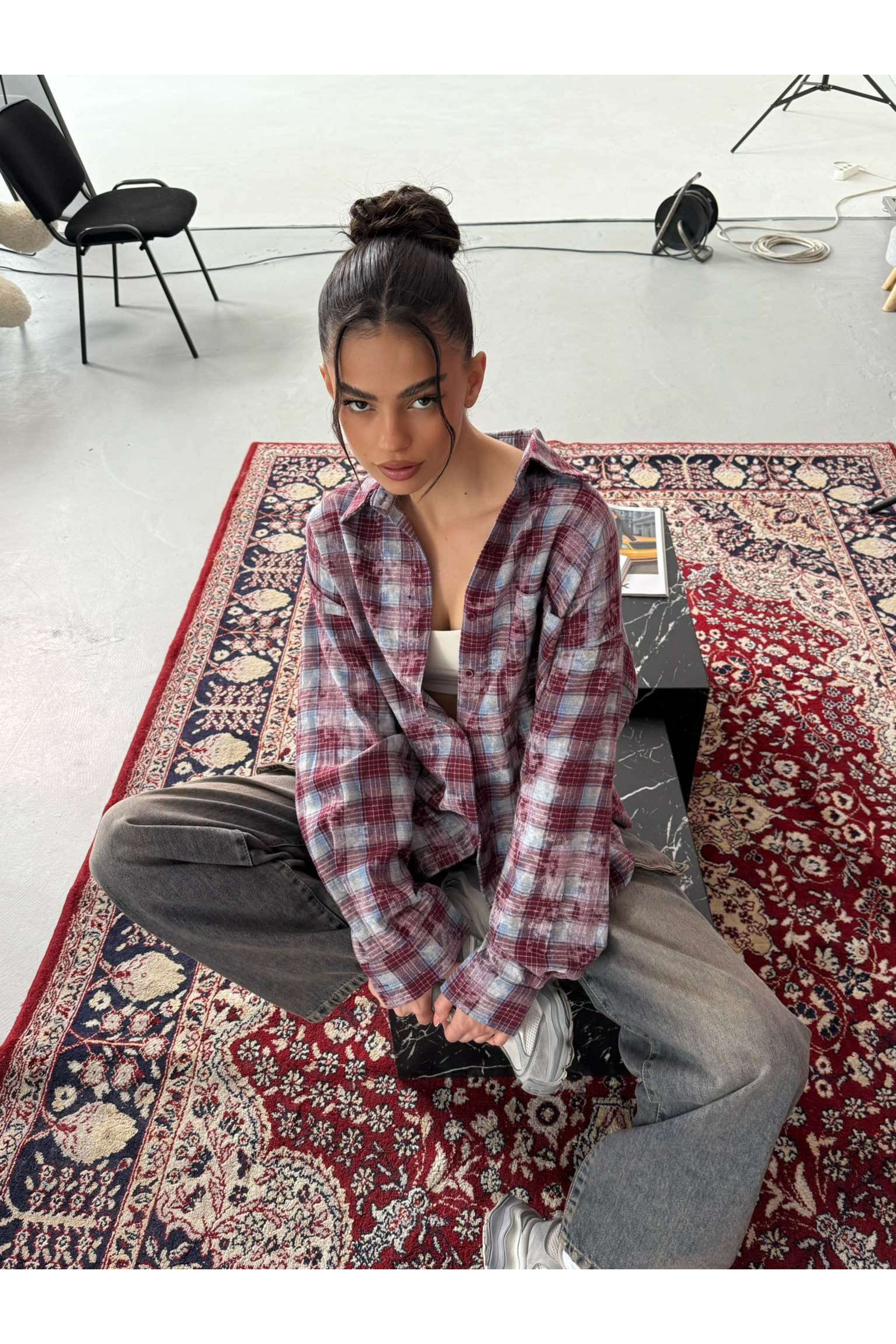 Риза каре Don't Rush Red