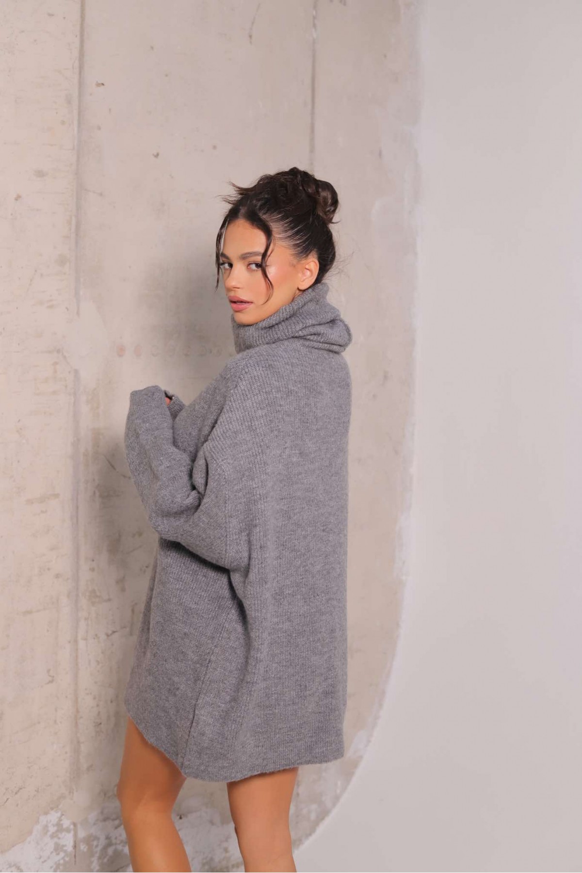 Мека туника No Caption Needed Dark Grey