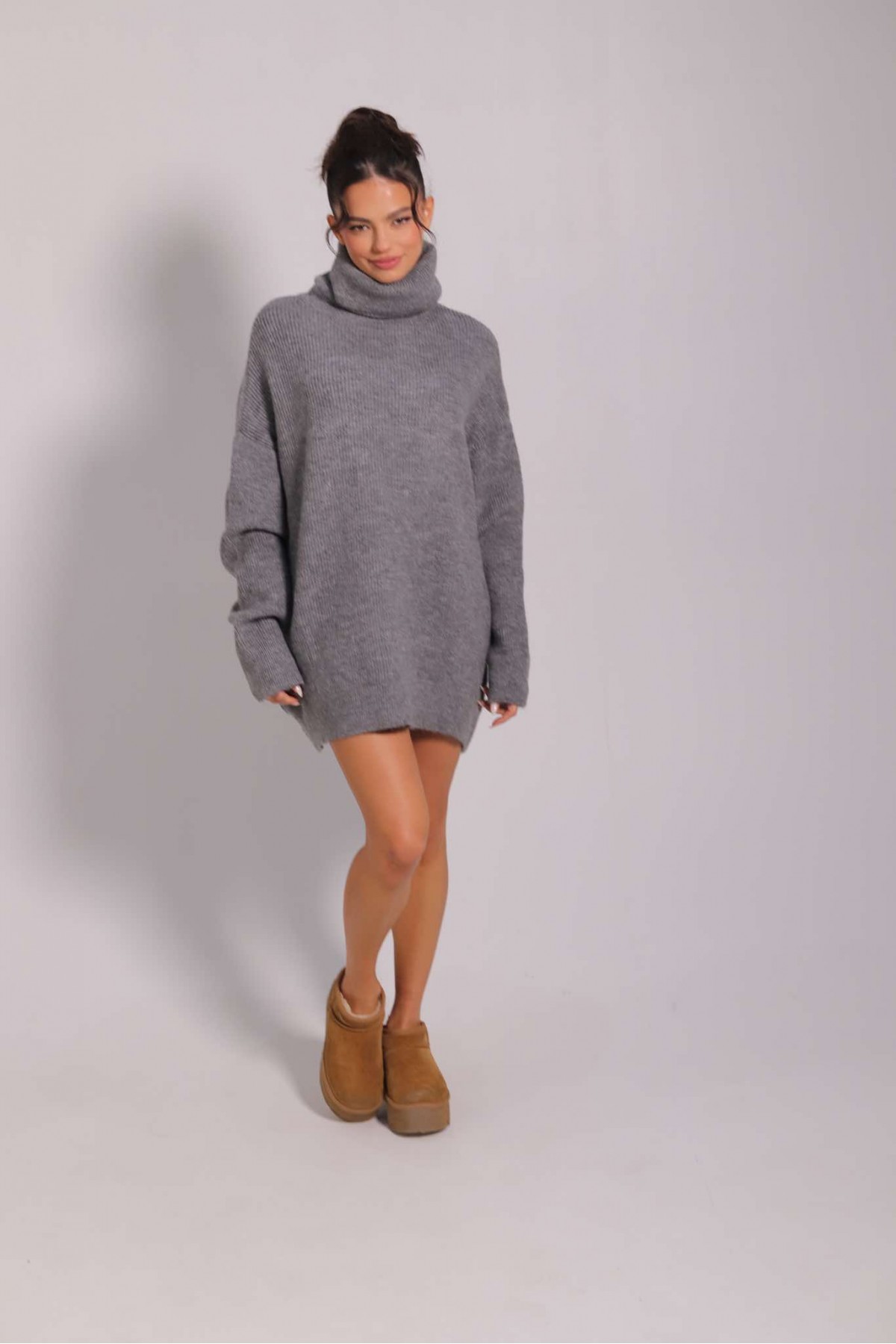 Мека туника No Caption Needed Dark Grey