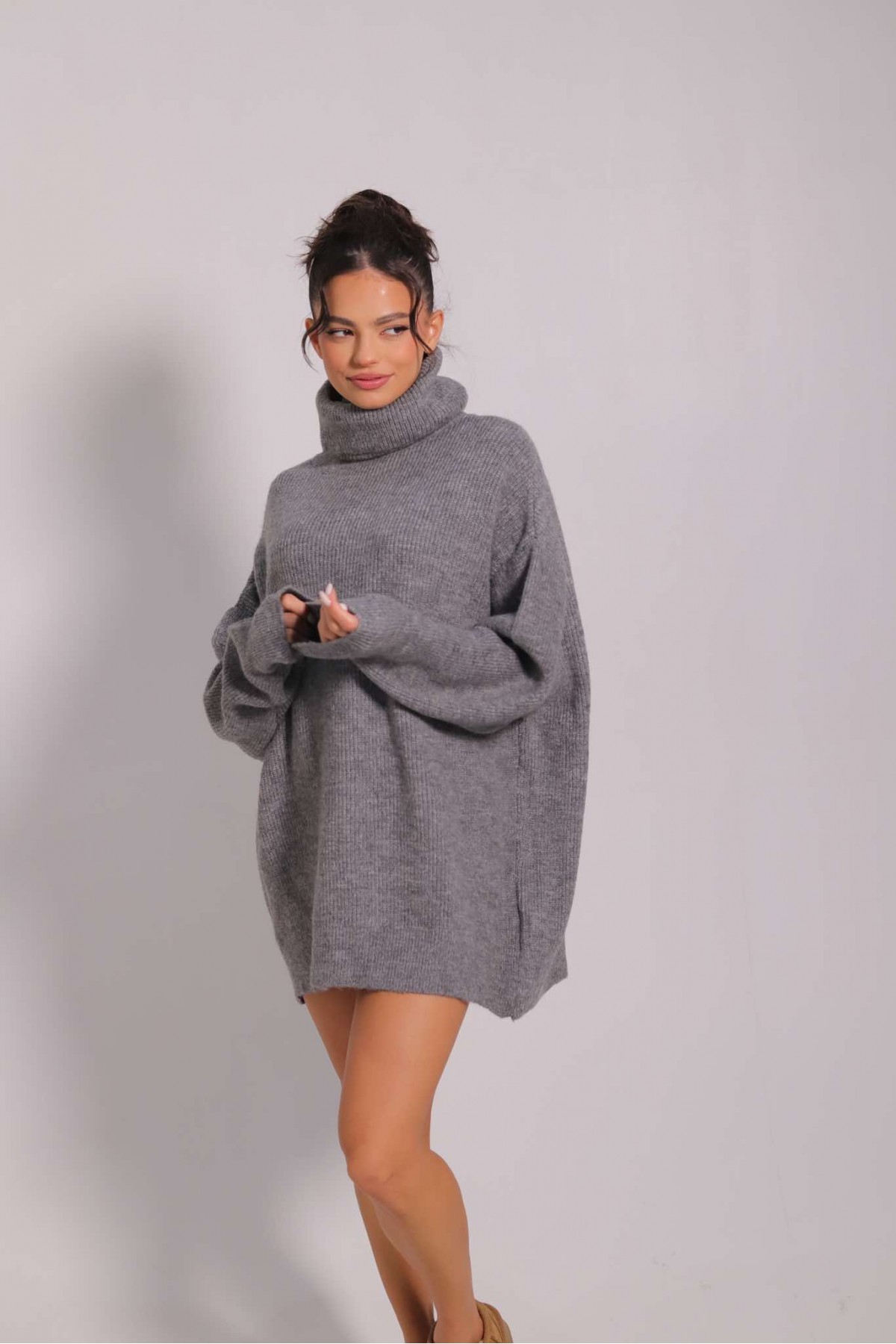 Мека туника No Caption Needed Dark Grey