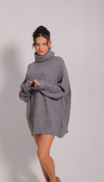 Мека туника No Caption Needed Dark Grey Мека туника No Caption Needed Dark Grey