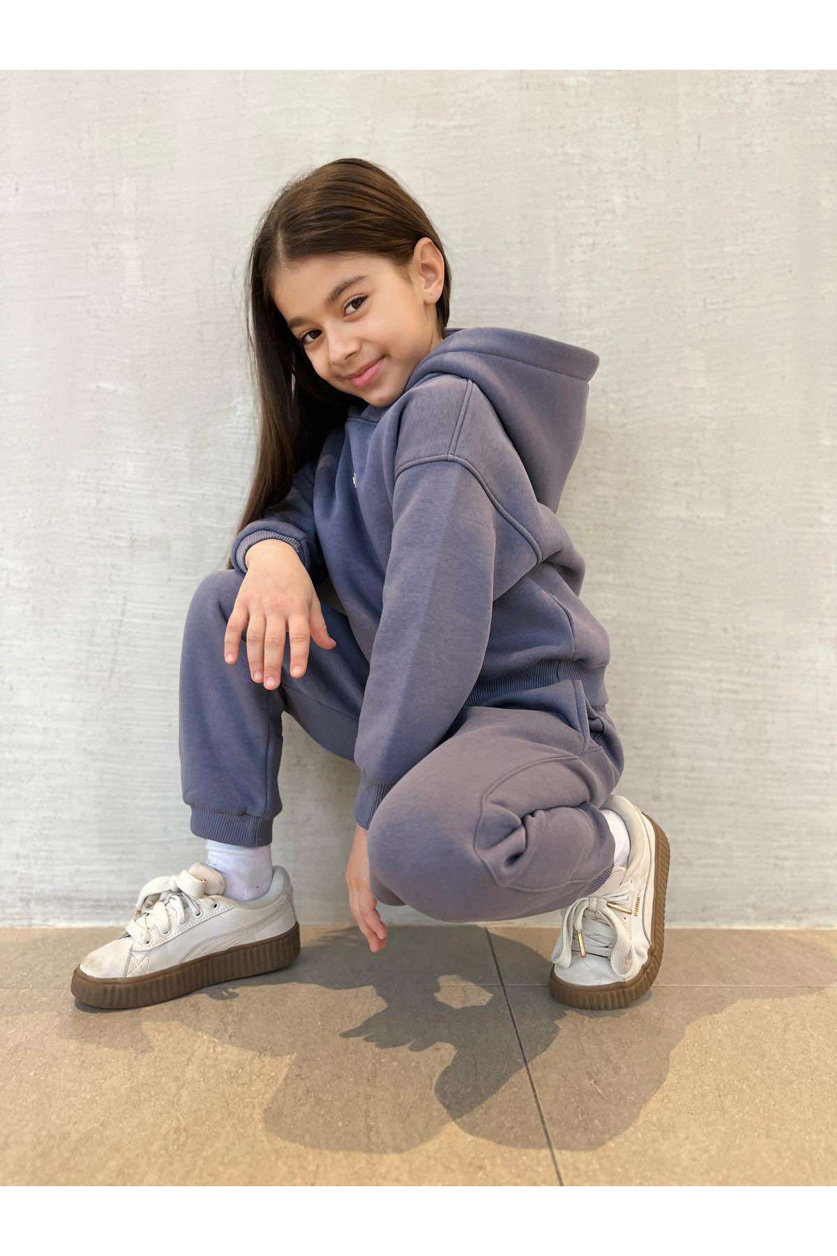 Детски ватиран сет / Relaxed Fit Misty Grey