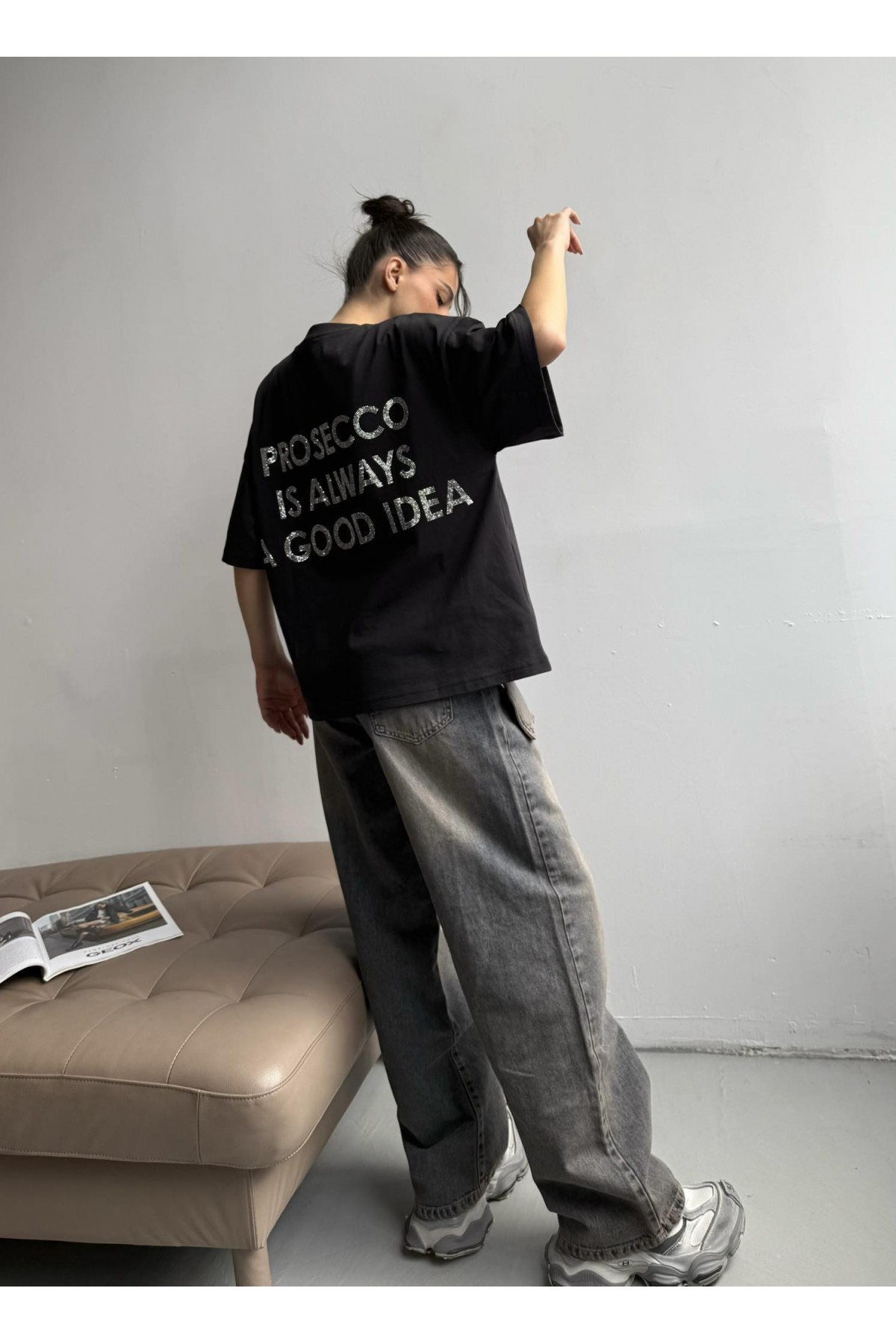 T-shirt PROSECCO / Jet Black