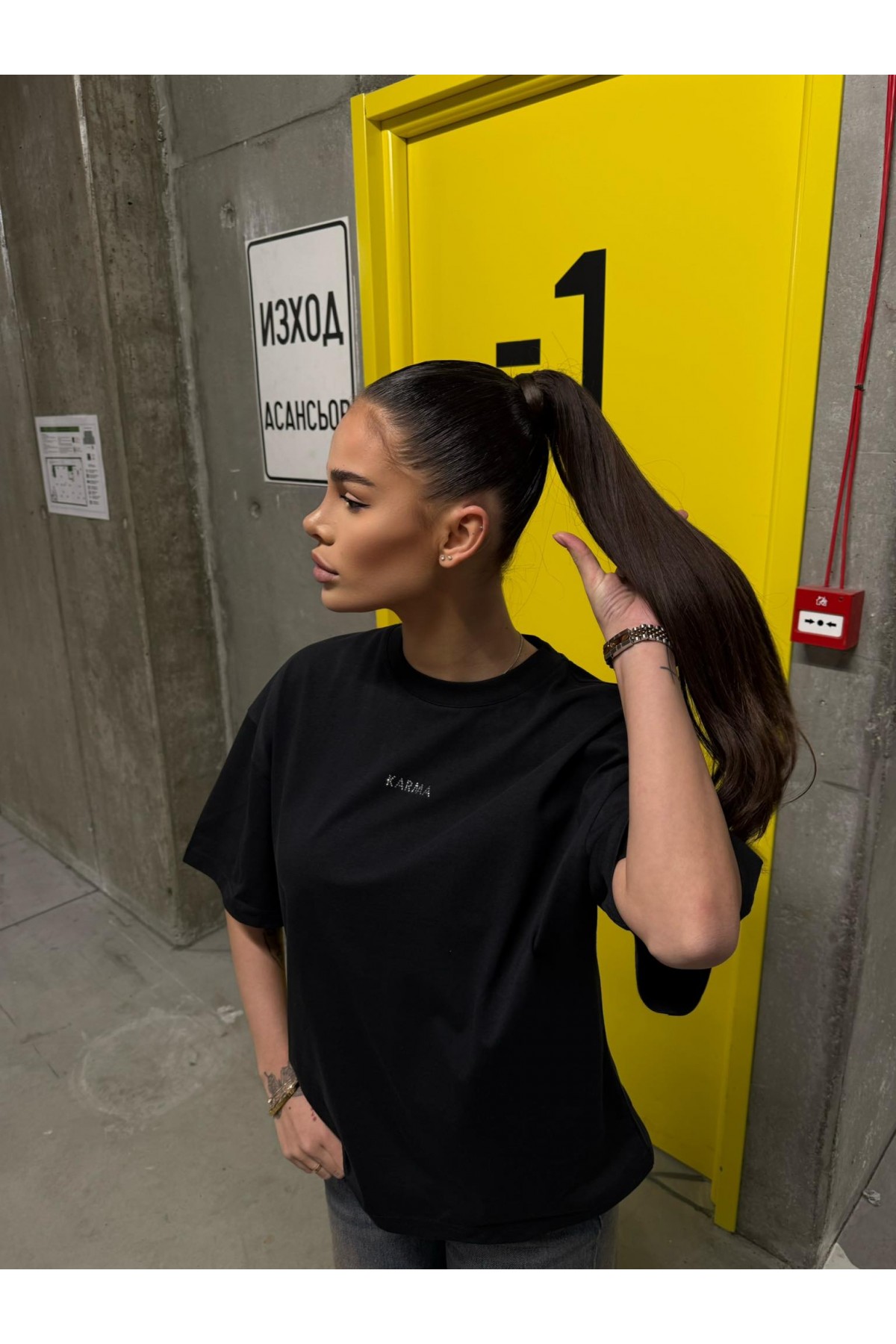 T-shirt PROSECCO / Jet Black