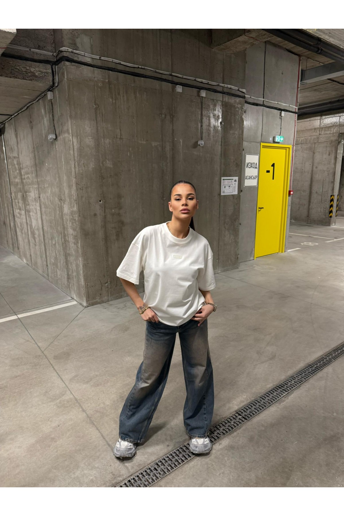 T-shirt KARMA BABY / Timeless white