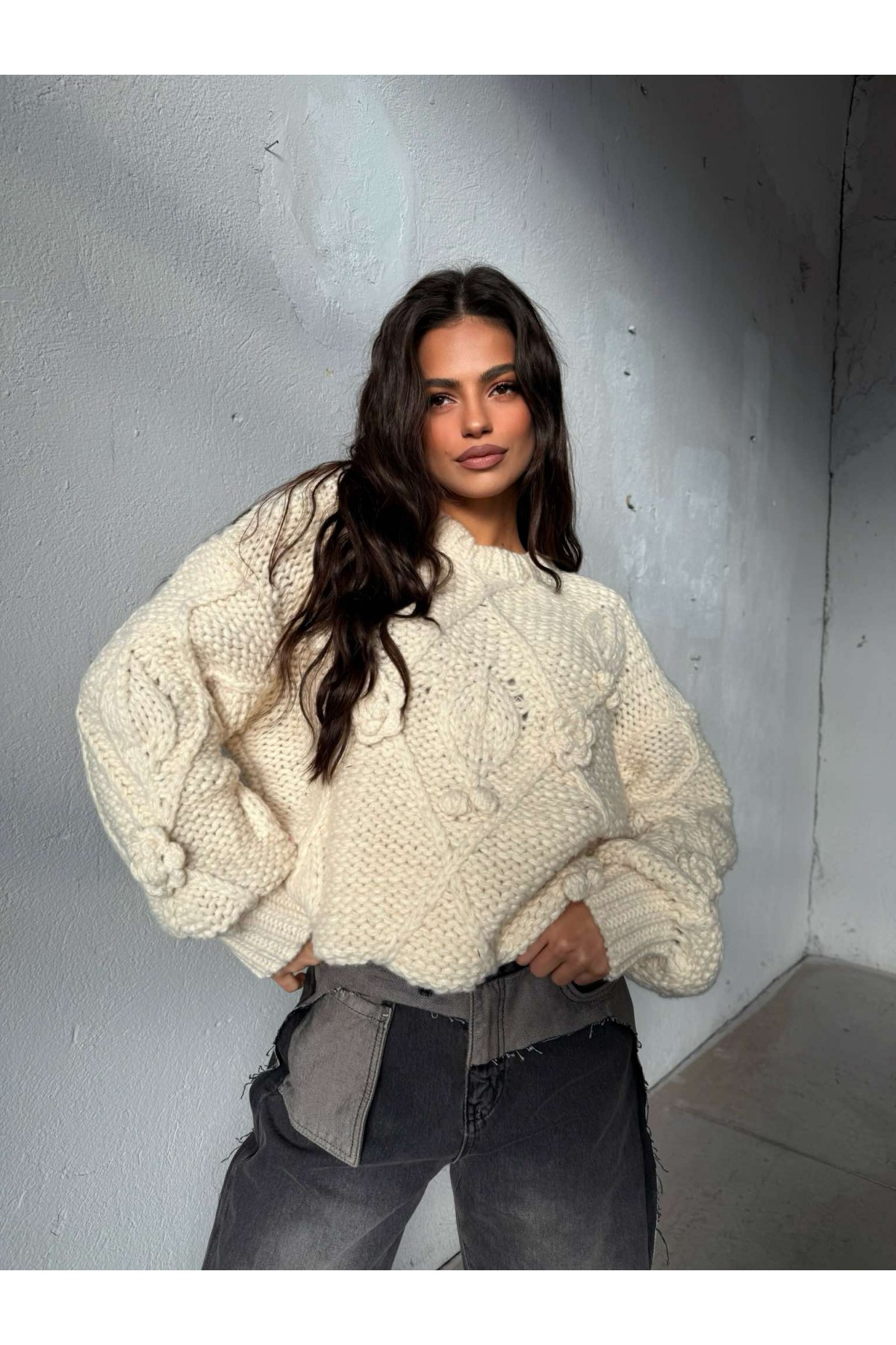 Пуловер Spiritual / Ecru