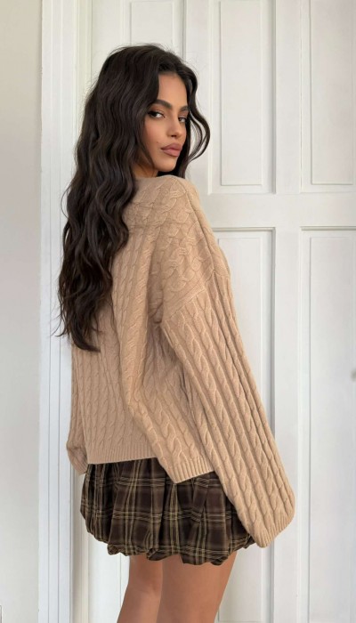 Пуловер Honest / Beige Пуловер Honest / Beige