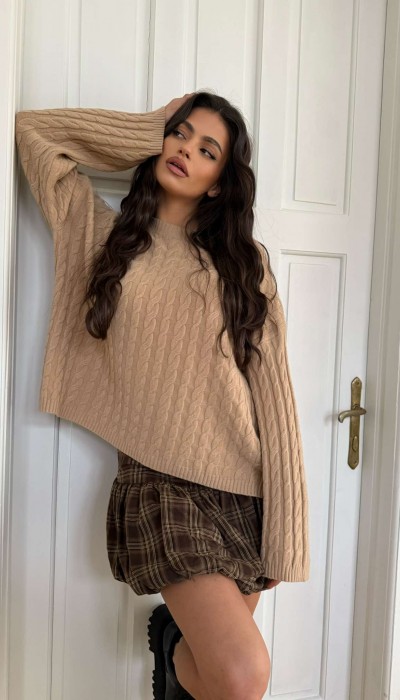 Пуловер Honest / Beige Пуловер Honest / Beige