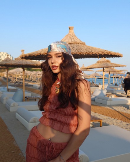 Плажен сет Just a mermaid girl / Rococco red