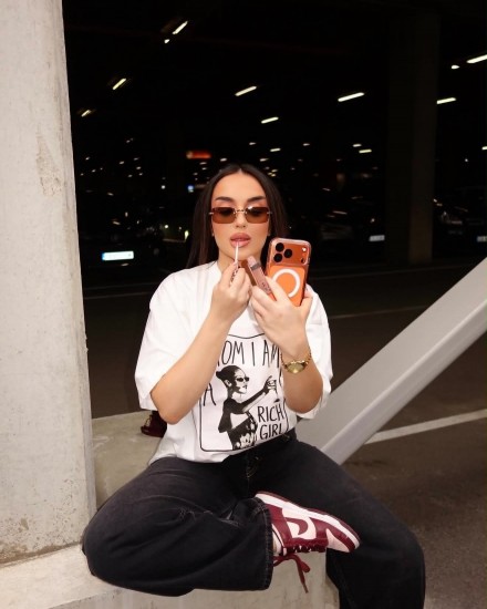 T-shirt Rich Girl / White