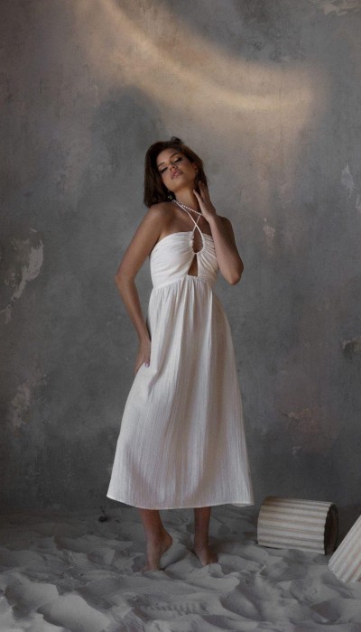 Рокля Muselin summer / White Рокля Muselin summer / White