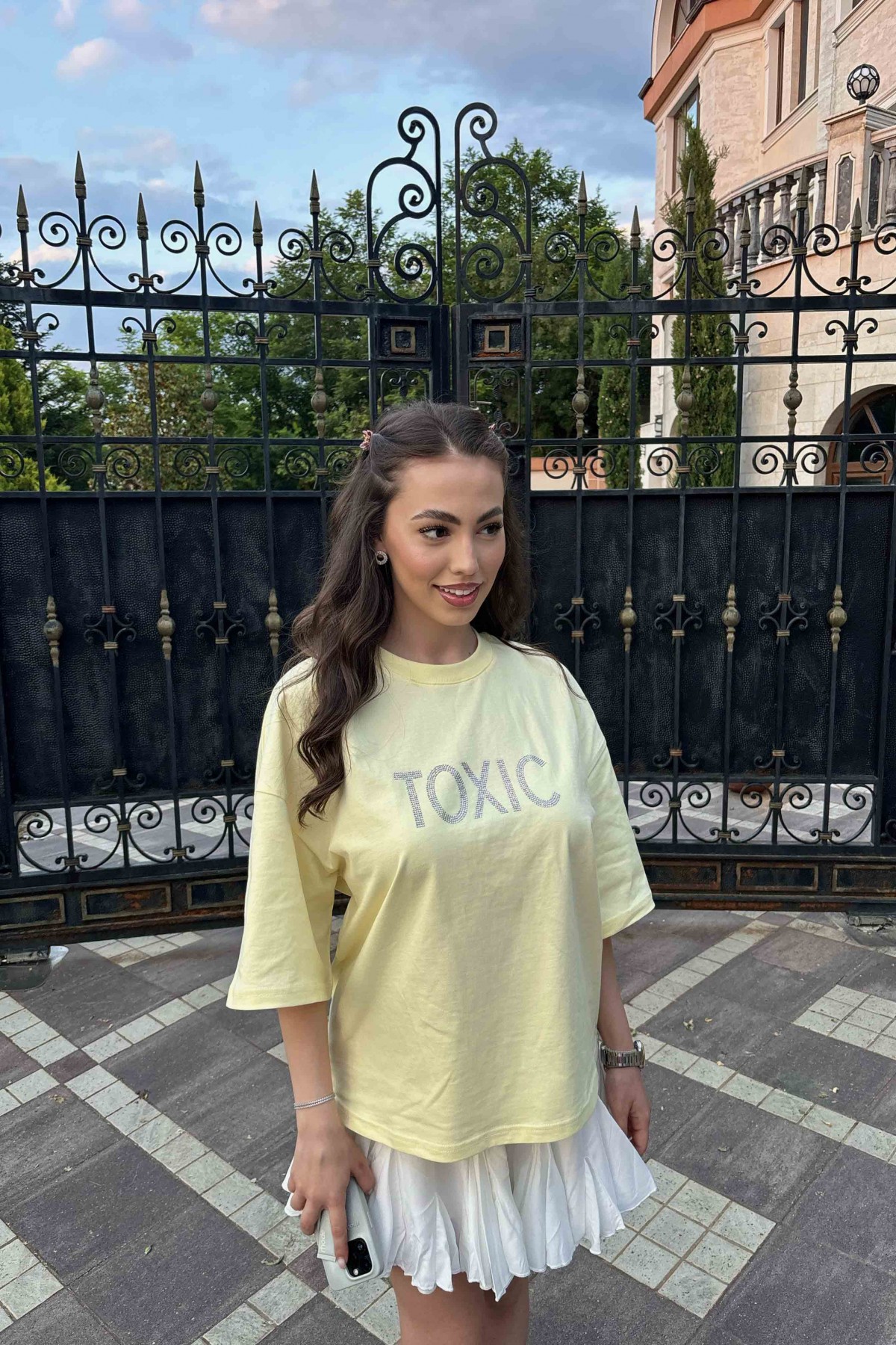 T-shirt TOXIC / Pastel Yellow T-shirt TOXIC / Pastel Yellow