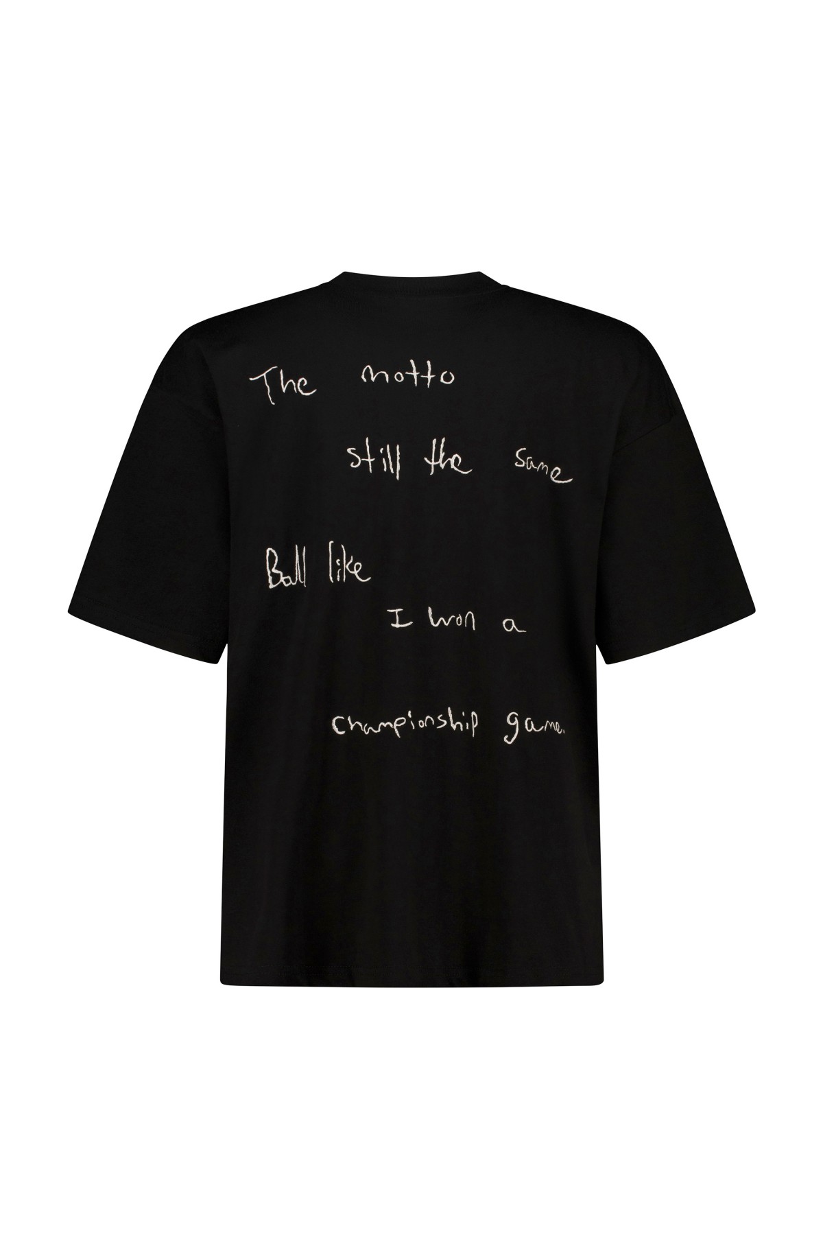 T-shirt Never been regular / All Black