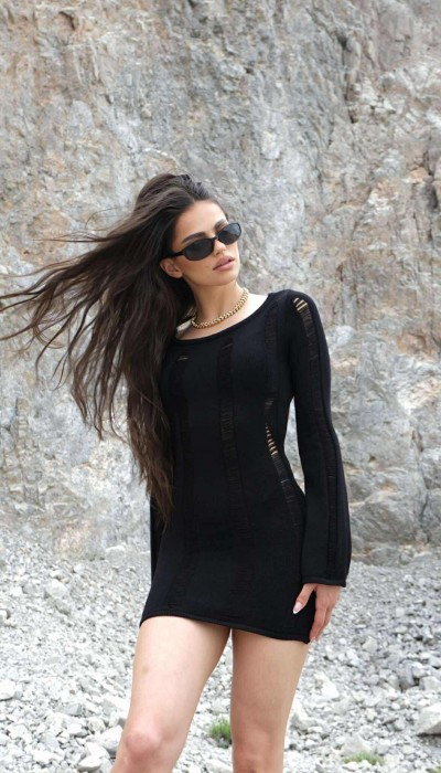 Рокля Pretty good at bad decisions / Black Рокля Pretty good at bad decisions / Black