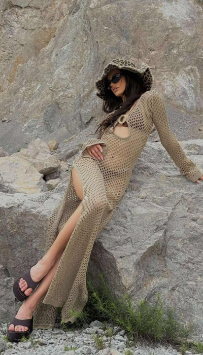 Рокля Beach time / Beige Рокля Beach time / Beige