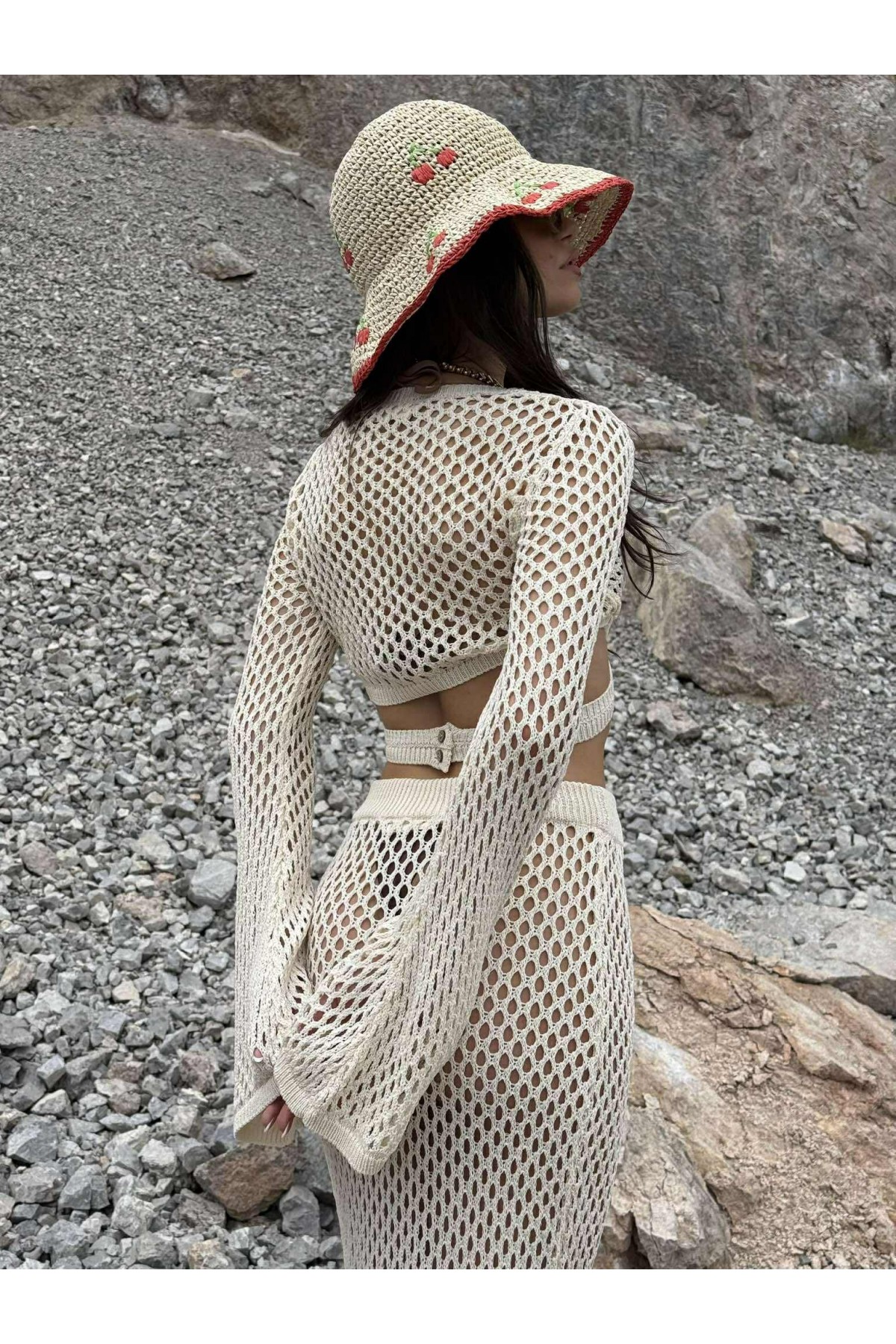 Плажен сет Summer lovin'/ Ecru Плажен сет Summer lovin'/ Ecru