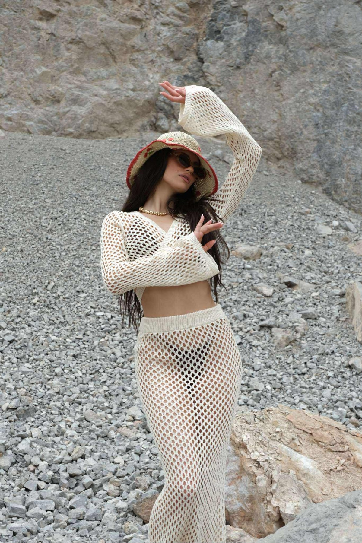 Плажен сет Summer lovin'/ Ecru Плажен сет Summer lovin'/ Ecru