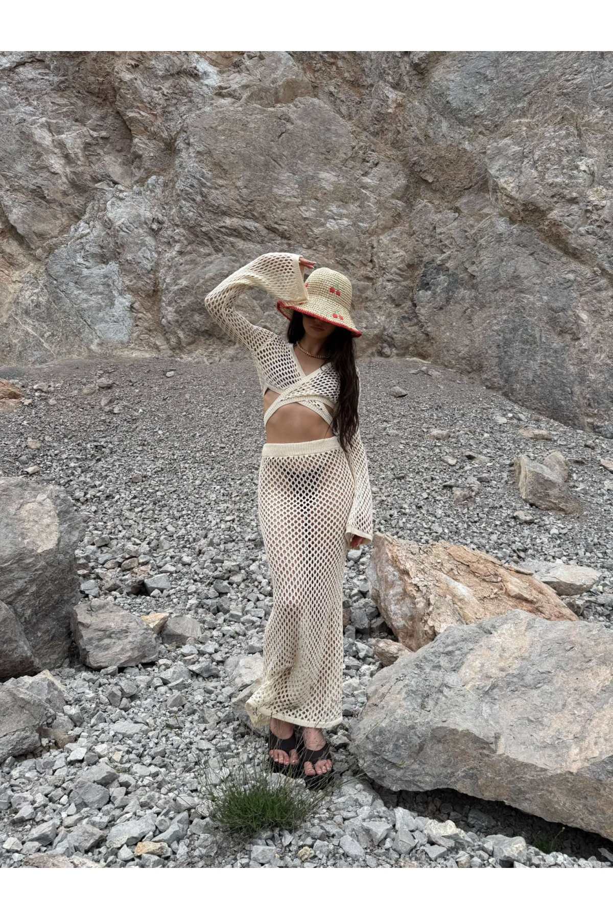 Плажен сет Summer lovin'/ Ecru Плажен сет Summer lovin'/ Ecru