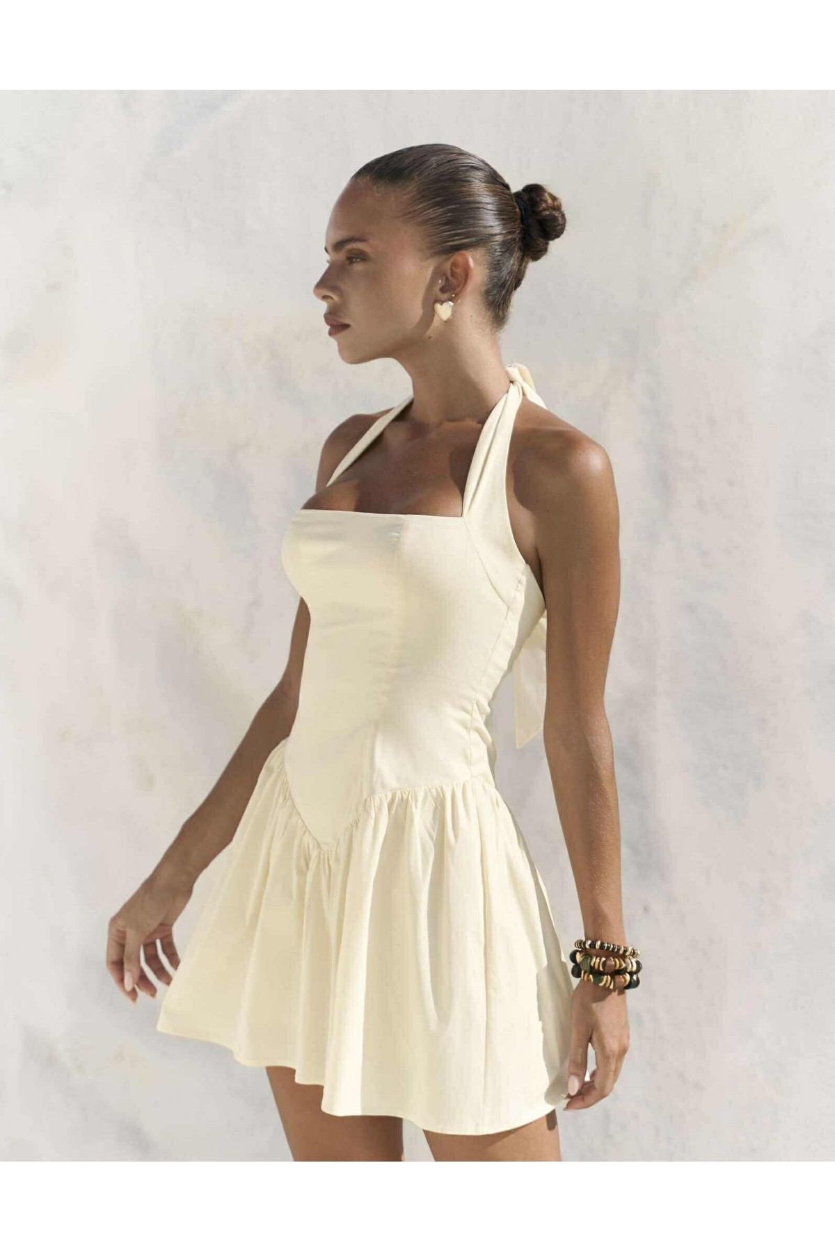 Рокля Luxe style / Butter yellow