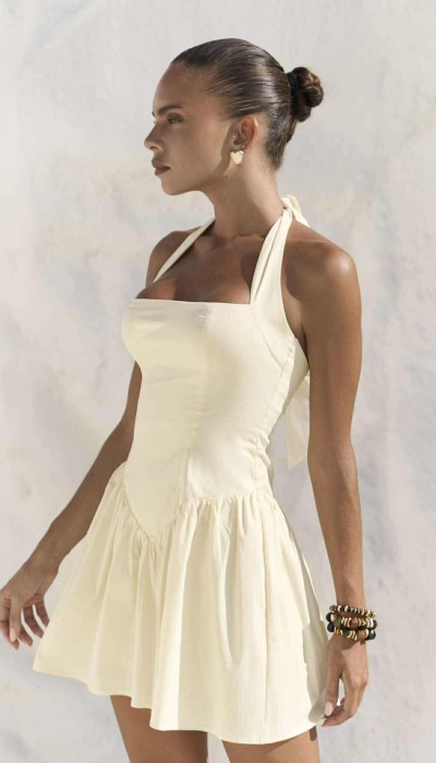 Рокля Luxe style / Butter yellow Рокля Luxe style / Butter yellow