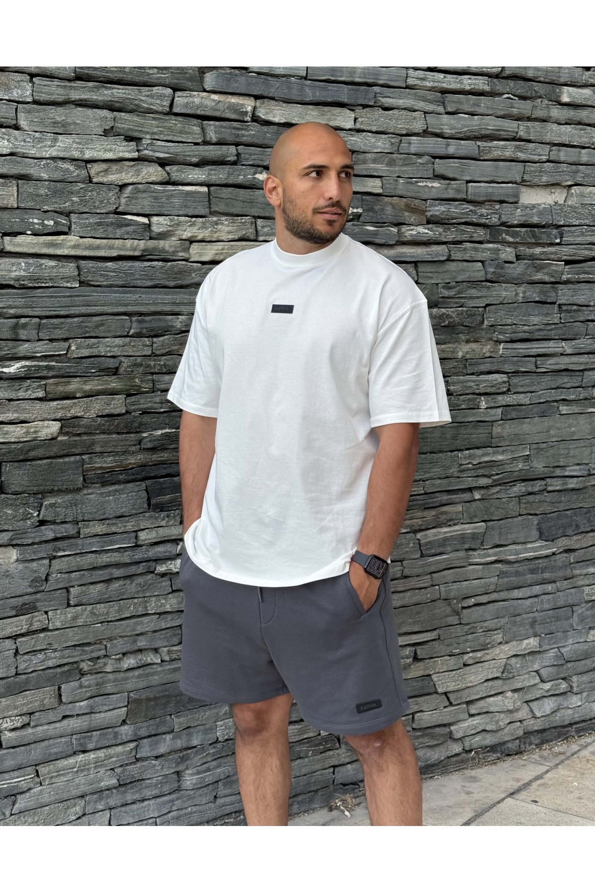 Мъжки сет Fearless / Graphite & White