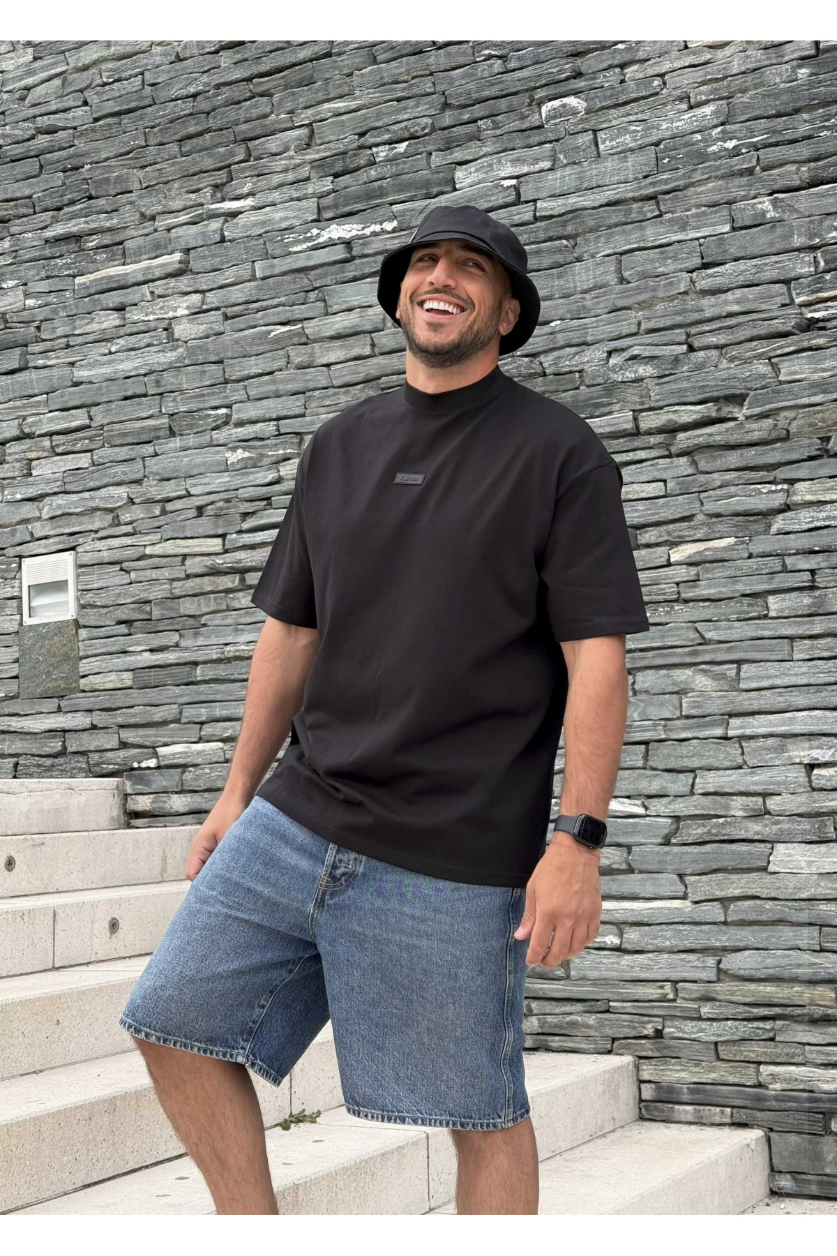 T-shirt Never been regular / All Black