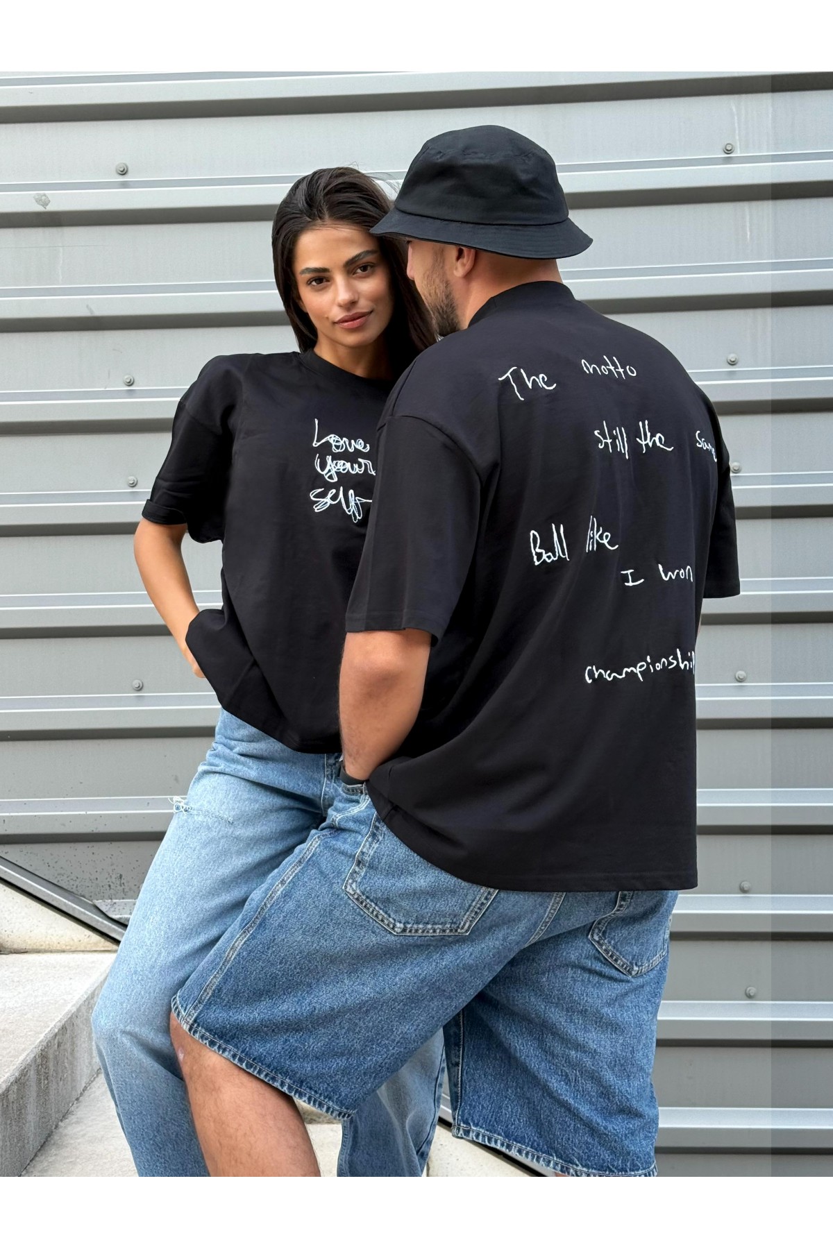 T-shirt Never been regular / All Black