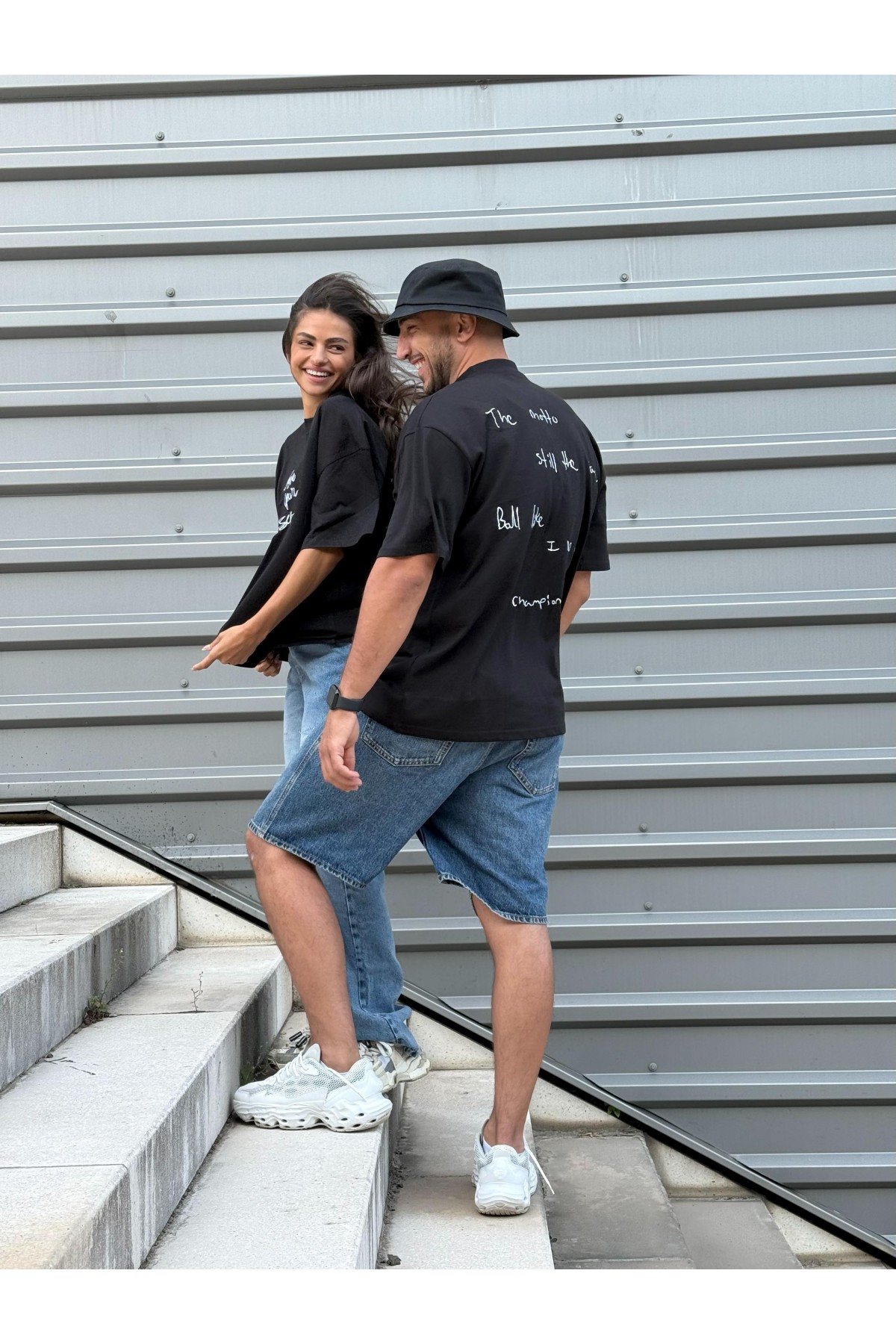 T-shirt Never been regular / All Black