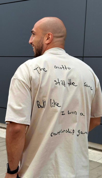 T-shirt Never been regular / Mocca Shade T-shirt Never been regular / Mocca Shade