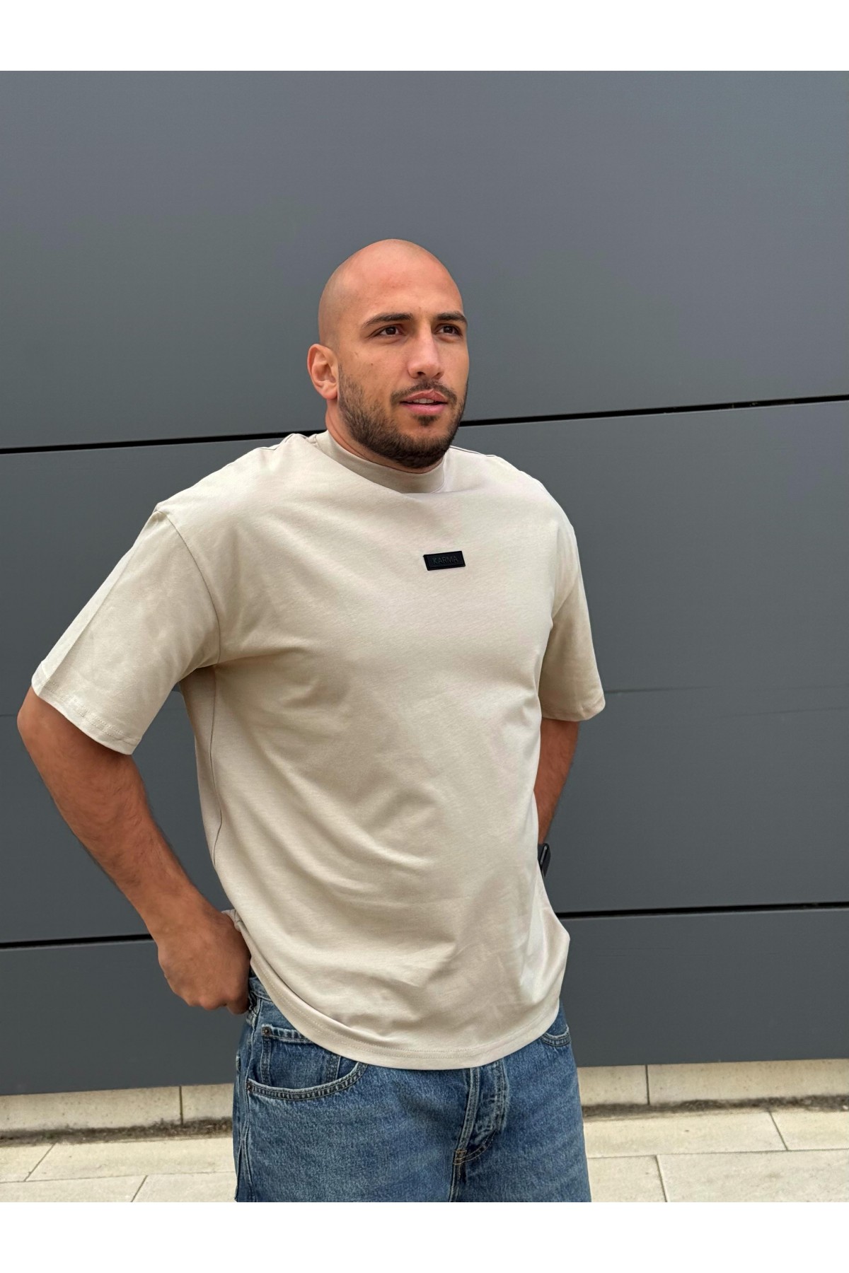 T-shirt Never been regular / Mocca Shade