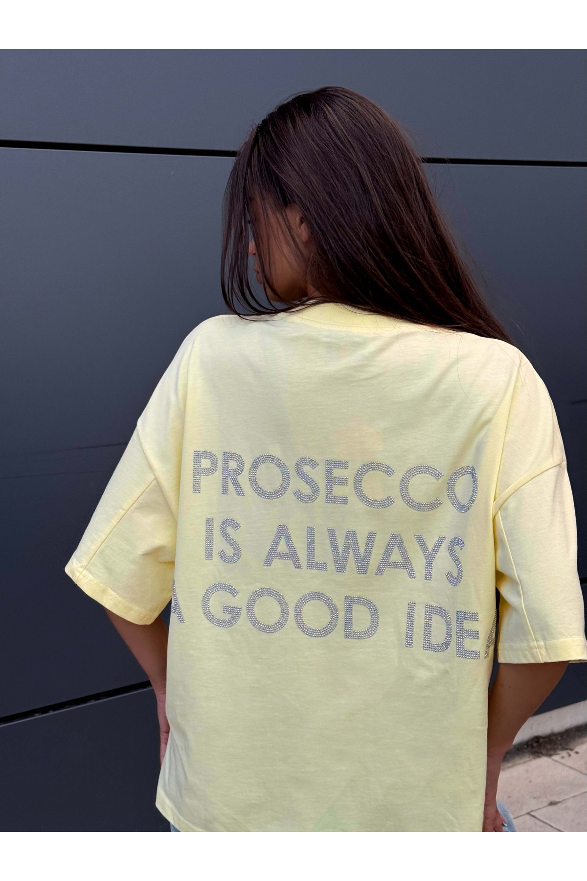 T-shirt Prosecco / Pastel Yellow