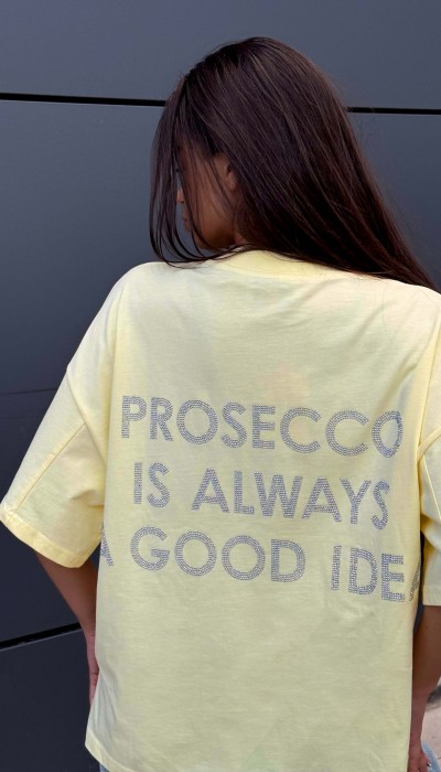 T-shirt Prosecco / Pastel Yellow T-shirt Prosecco / Pastel Yellow