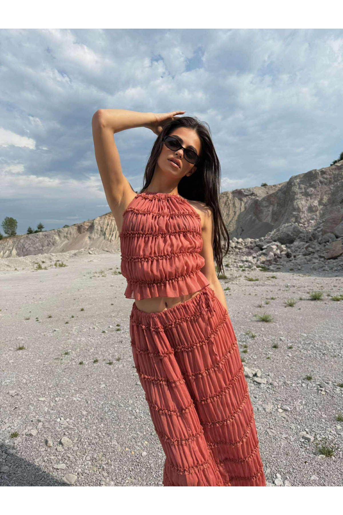 Плажен сет Just a mermaid girl / Rococco red Плажен сет Just a mermaid girl / Rococco red