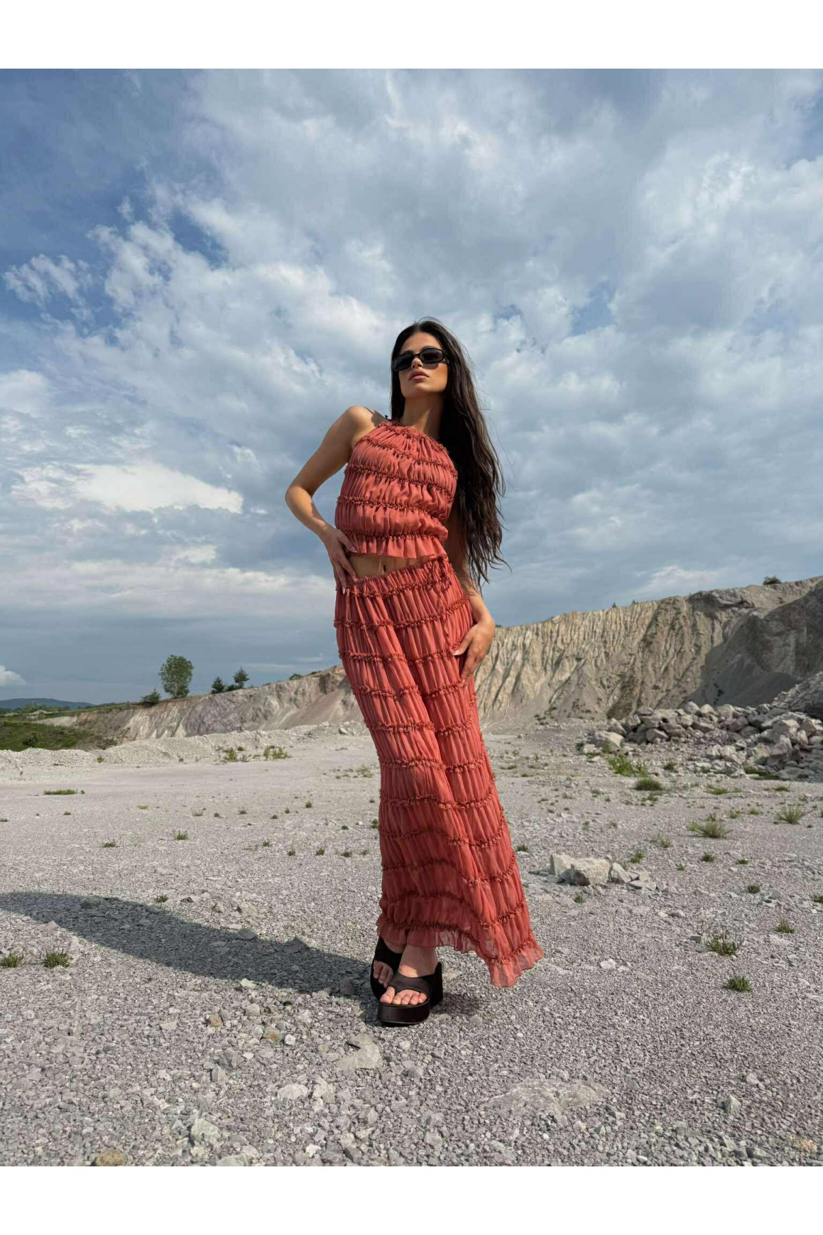 Плажен сет Just a mermaid girl / Rococco red Плажен сет Just a mermaid girl / Rococco red