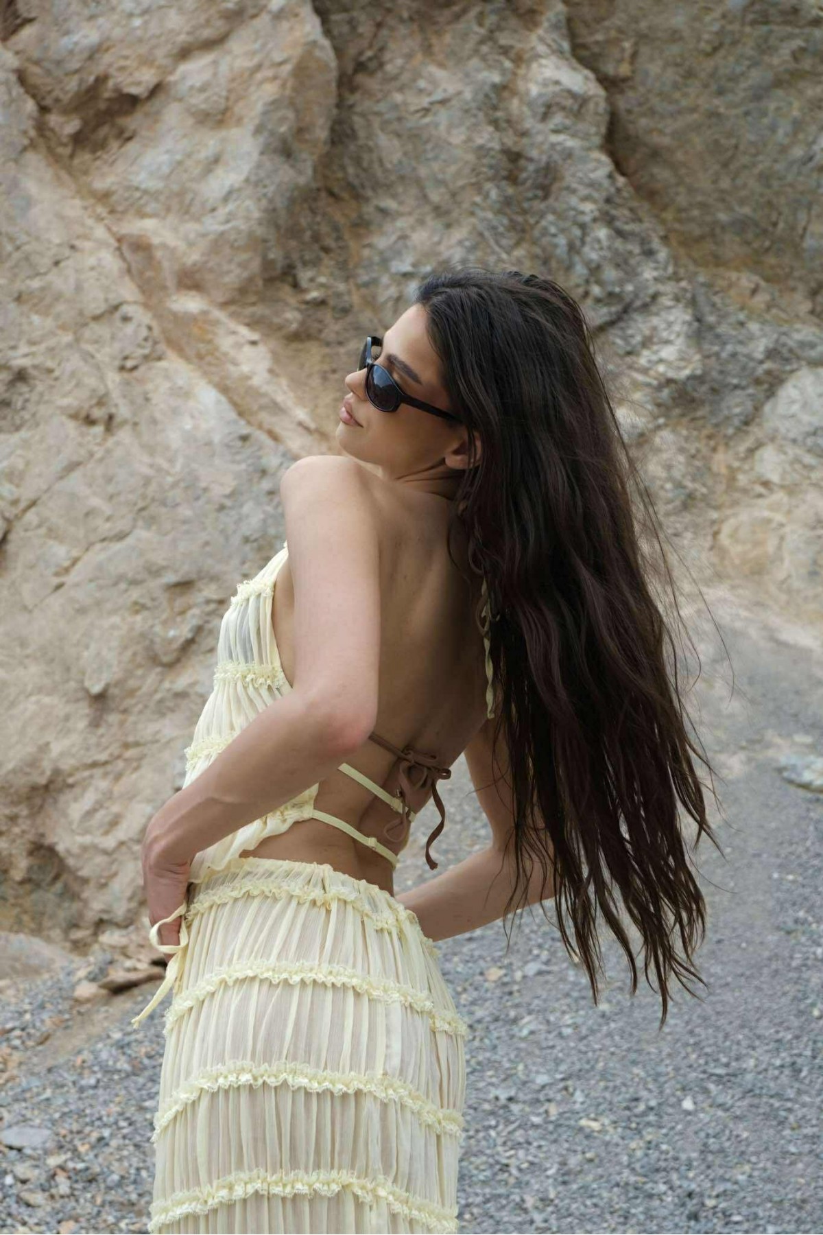 Плажен сет Just a mermaid girl / Pastel yellow Плажен сет Just a mermaid girl / Pastel yellow