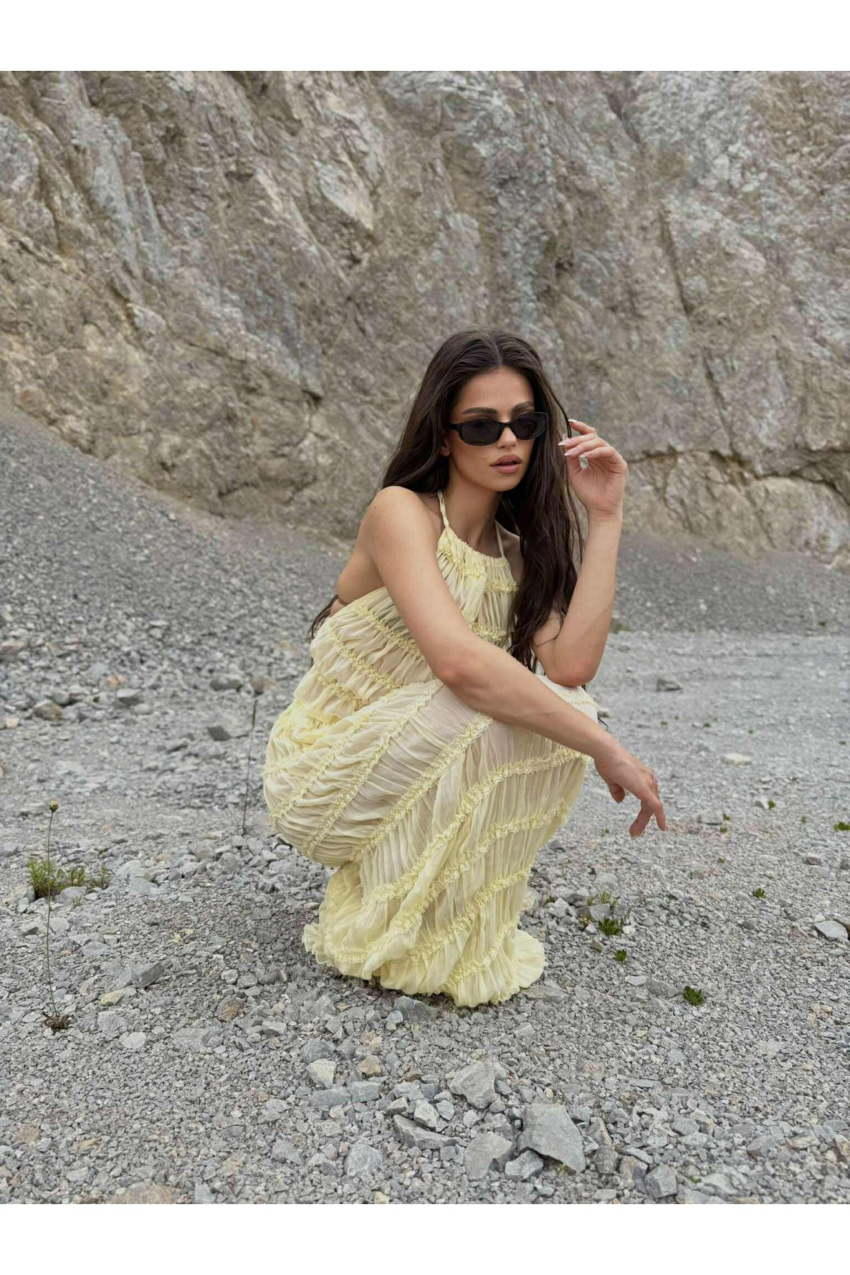 Плажен сет Just a mermaid girl / Pastel yellow Плажен сет Just a mermaid girl / Pastel yellow