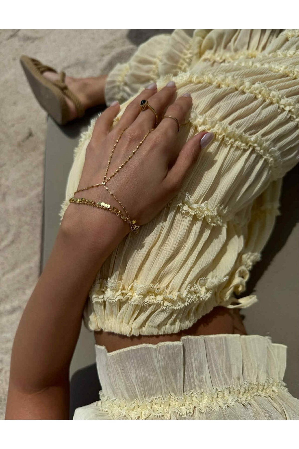 Плажен сет Just a mermaid girl / Pastel yellow Плажен сет Just a mermaid girl / Pastel yellow