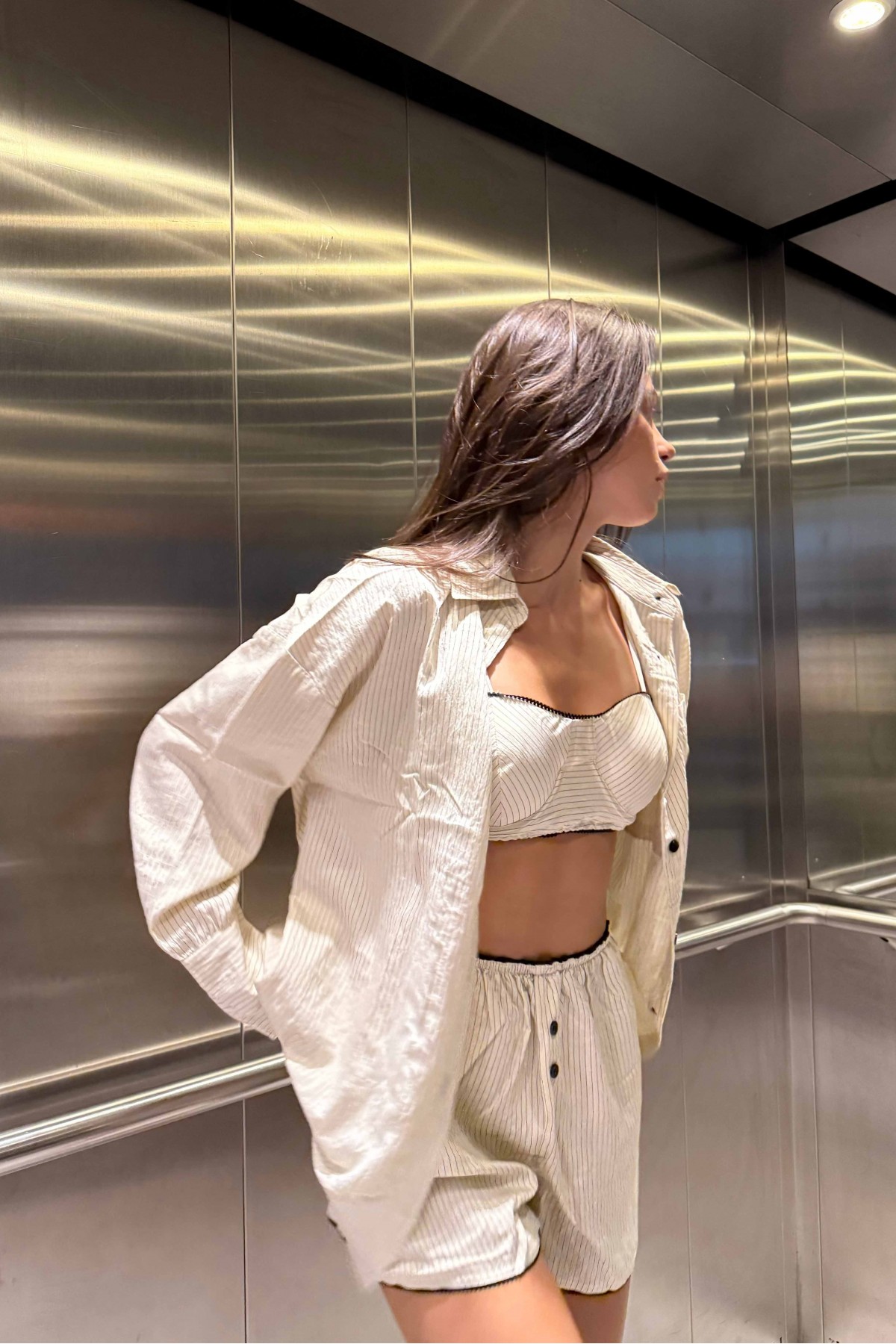 Къс сет Finding yourself / Beige Къс сет Finding yourself / Beige