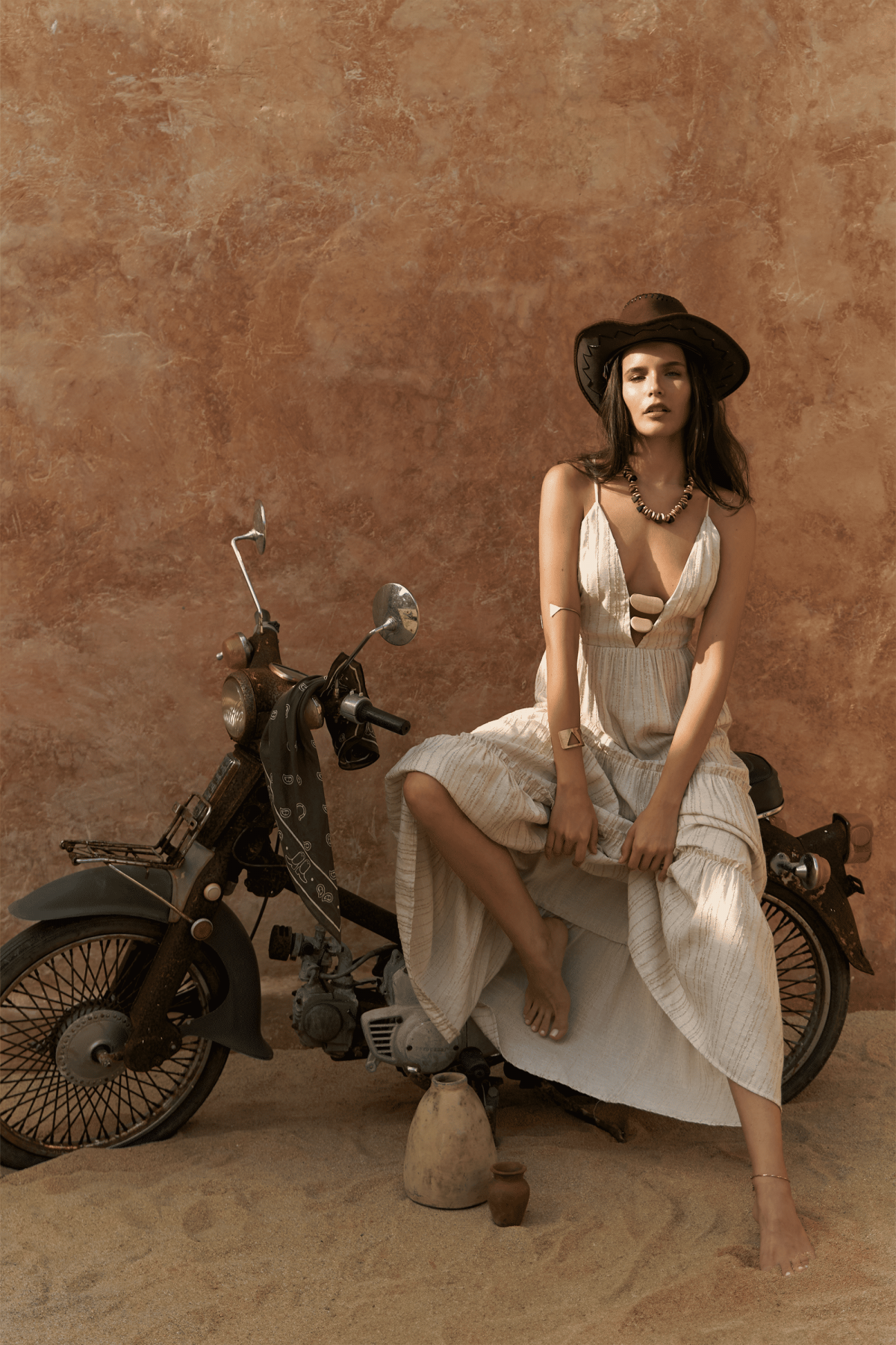 Рокля Ocean stones