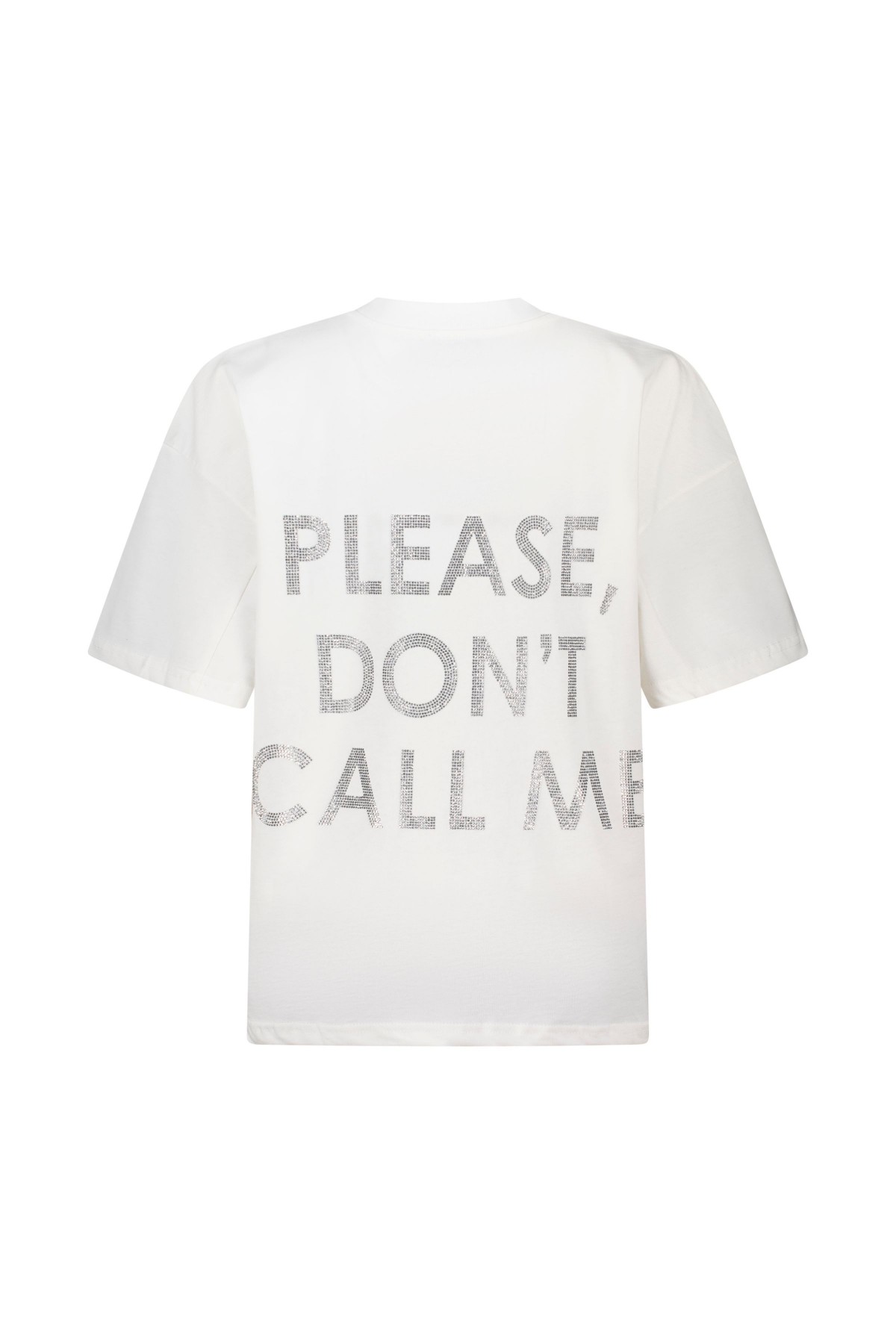 T-shirt Don't call me / Timeless white T-shirt Don't call me / Timeless white