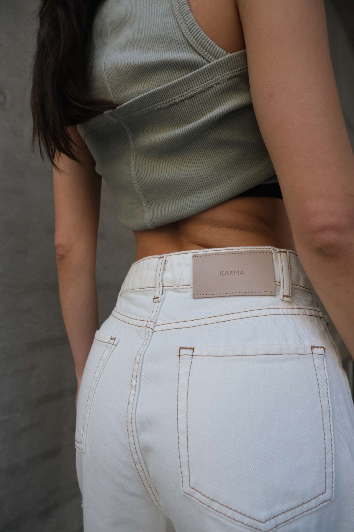 KARMA JEANS / Beige Neutral KARMA JEANS / Beige Neutral