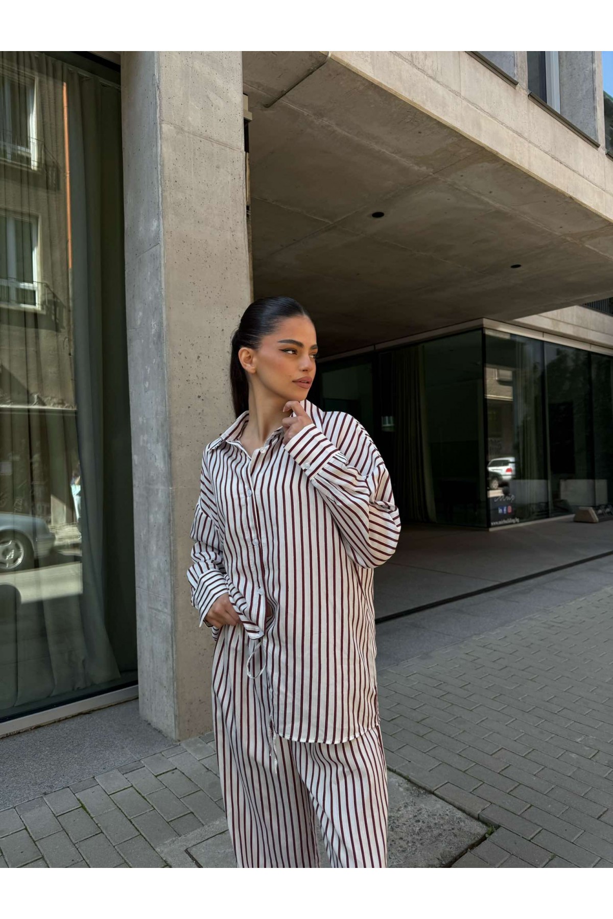 Set Stripes / Burgundy