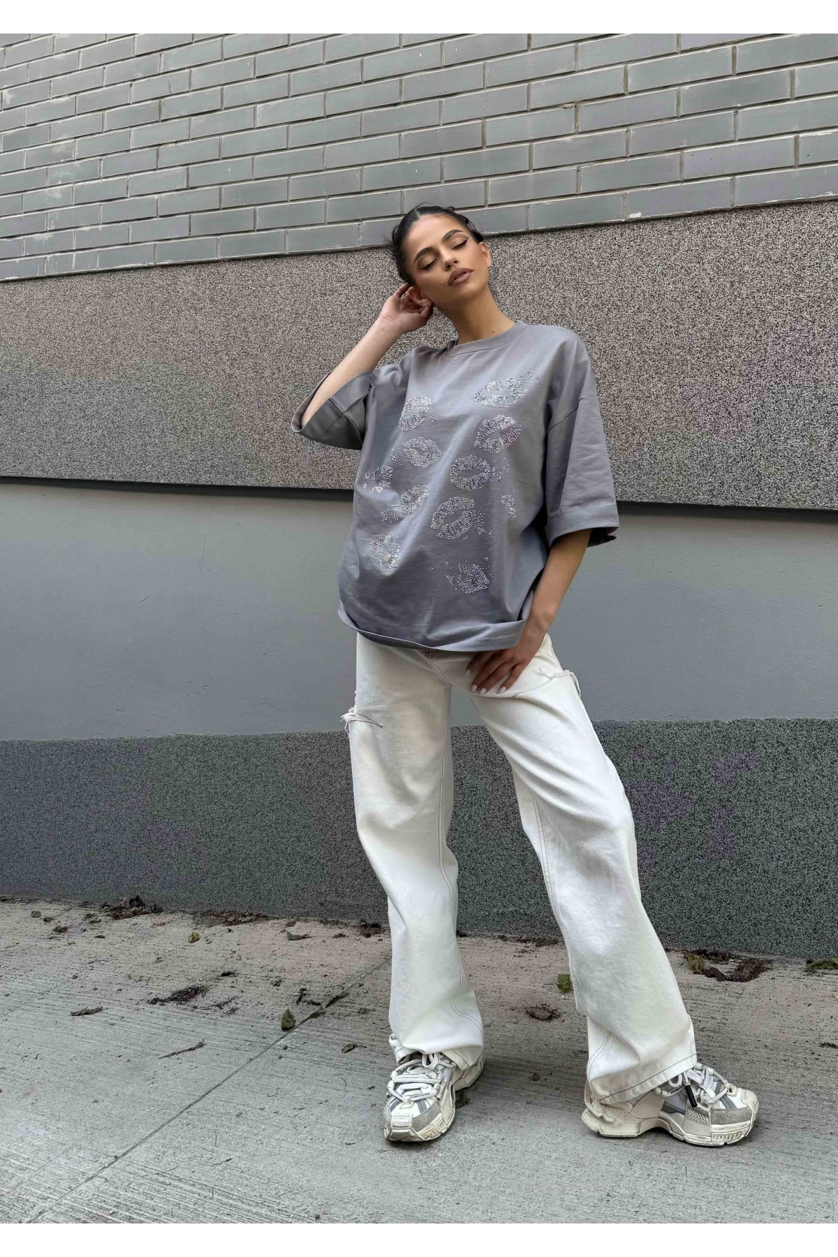 T-shirt Kiss Kiss / SHADOW