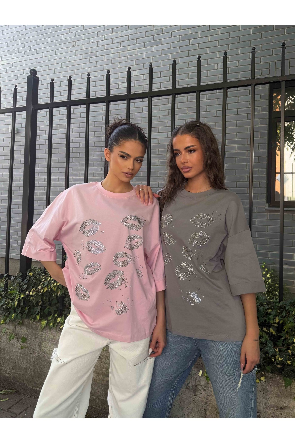 T-shirt Kiss Kiss / Fairytail pinky