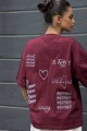 T-shirt Love Yourself / BURGUNDY T-shirt Love Yourself / BURGUNDY