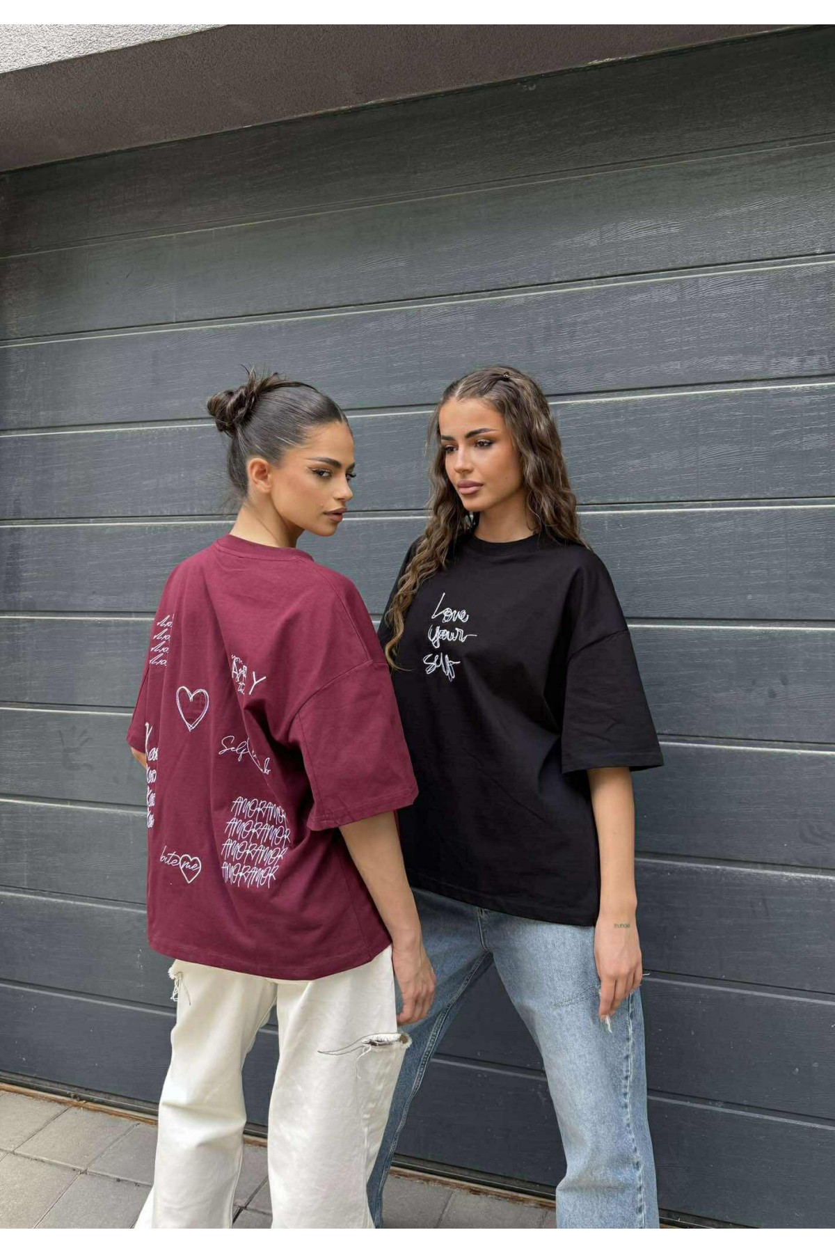 T-shirt Love Yourself / BURGUNDY T-shirt Love Yourself / BURGUNDY