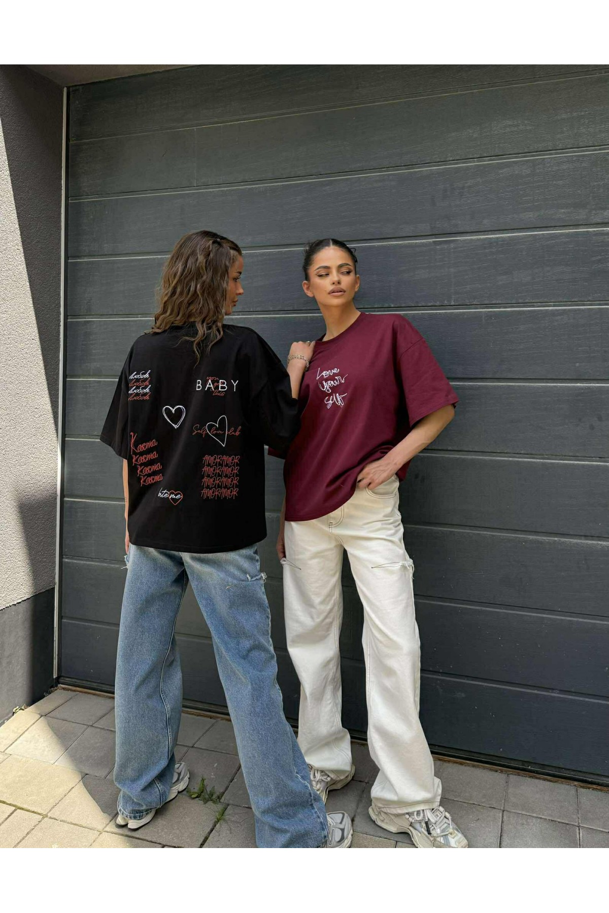 T-shirt Love Yourself / BURGUNDY T-shirt Love Yourself / BURGUNDY